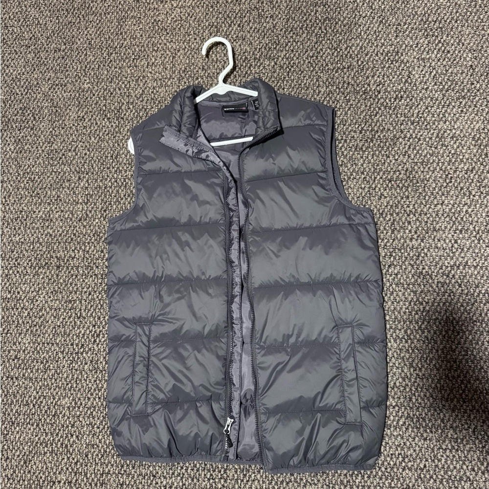 Swiss Tech Gray Puffer Vest